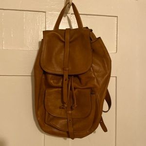 Madewell leather backpack new